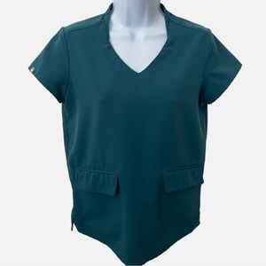 Figs Technical Collection, Dolores, Teal Scrub Top